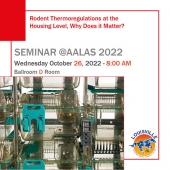 Are you at Aalas and you would like to know more about how thermoregulation can effect energy expenditure for rodents?